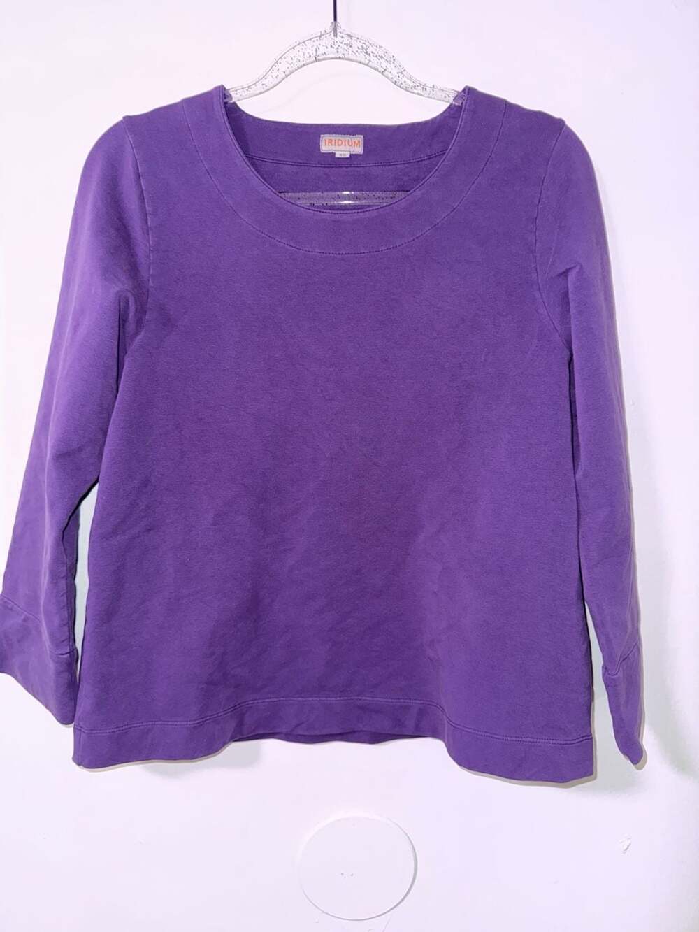 Iridium Purple Long Sleeve Crewneck Sweatshirt XS